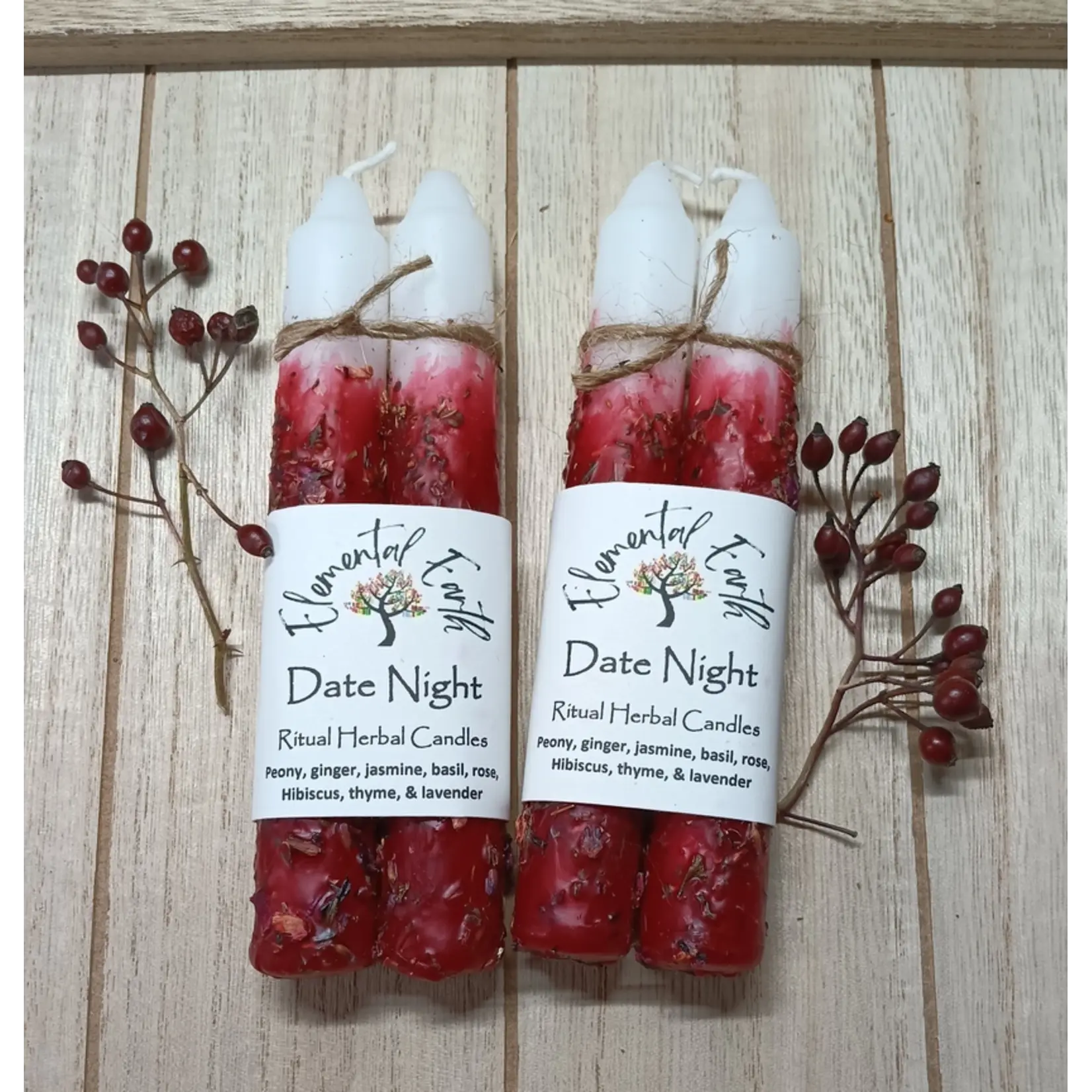 Date Night - Ritual Herbal Candles 6"