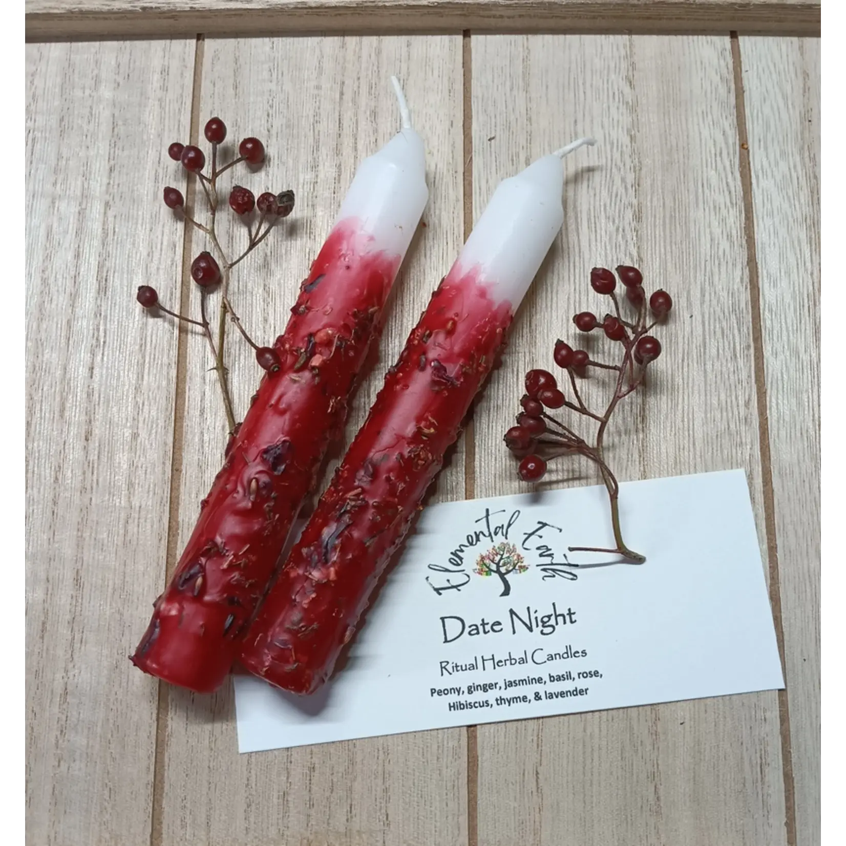 Date Night - Ritual Herbal Candles 6"