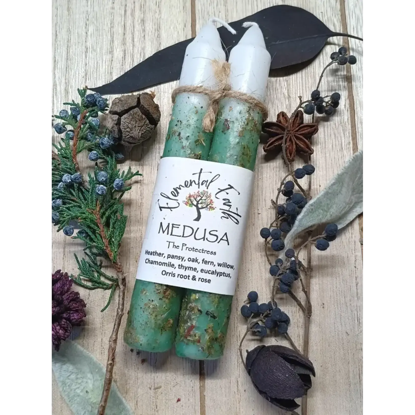 Medusa - Ritual Herbal Candles 6"