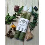 Money - Ritual Herbal Candles 6"