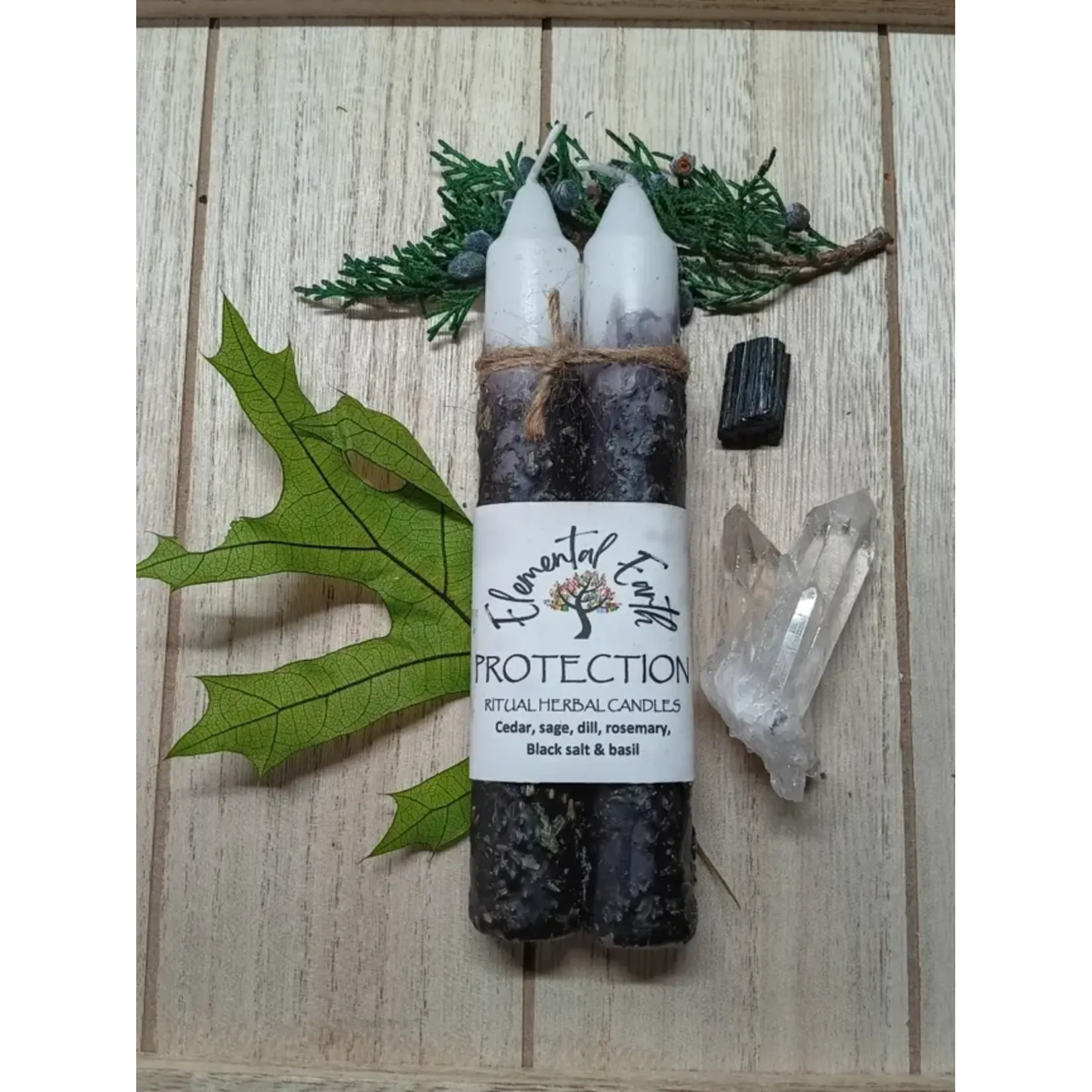 Protection - Ritual Herbal Candles 6"