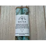 Water - Elemental Ritual Herbal Candles 6"