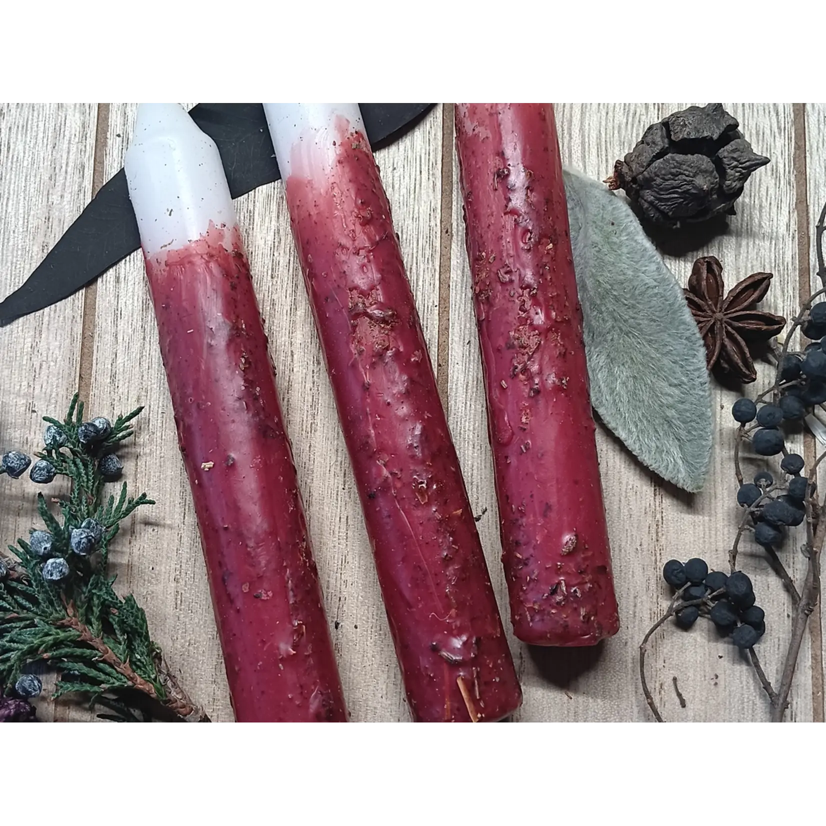 Fire - Elemental Ritual Herbal Candles 6"