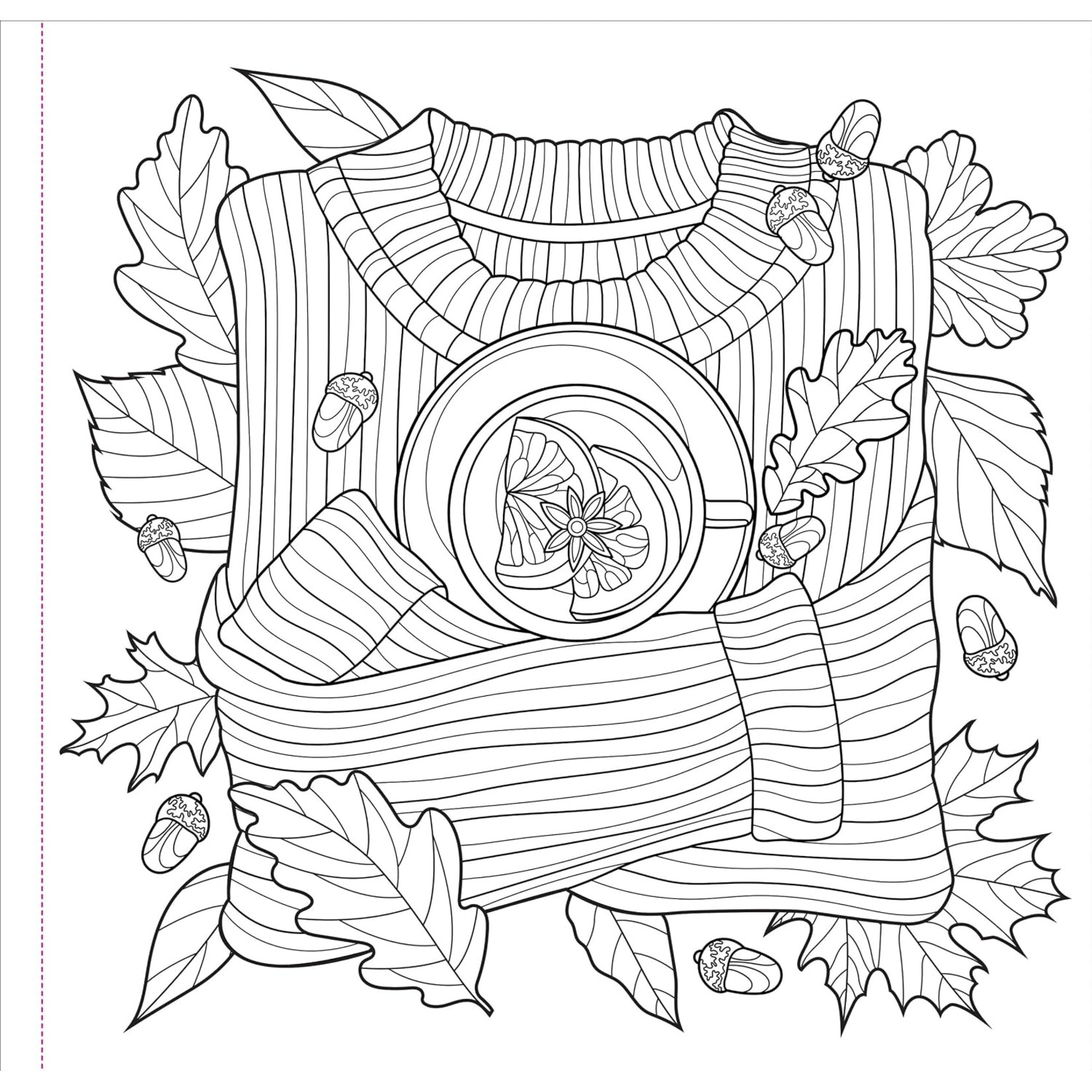 Autumn Dreams Adult Coloring Book