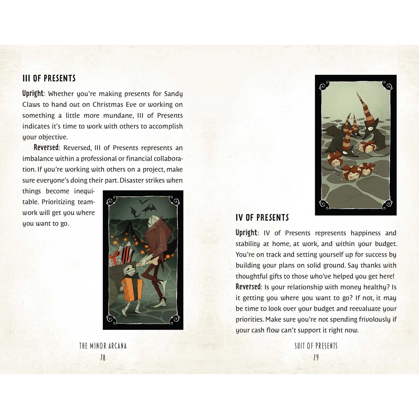 The Nightmare Before Christmas Tarot Deck and Guidebook
