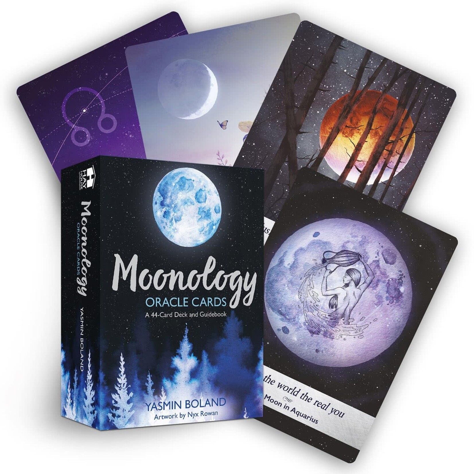 Moonology Oracle Cards:  A 44-Card Moon Astrology Oracle Deck and Guidebook