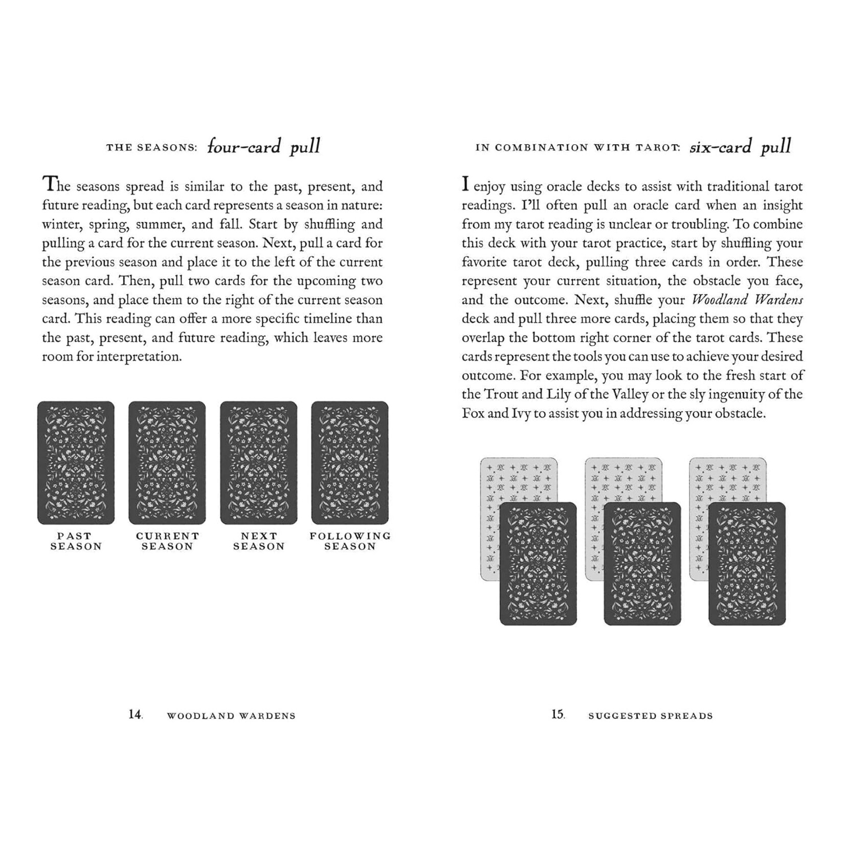 Woodland Wardens: 52-Card Oracle Deck & Guidebook
