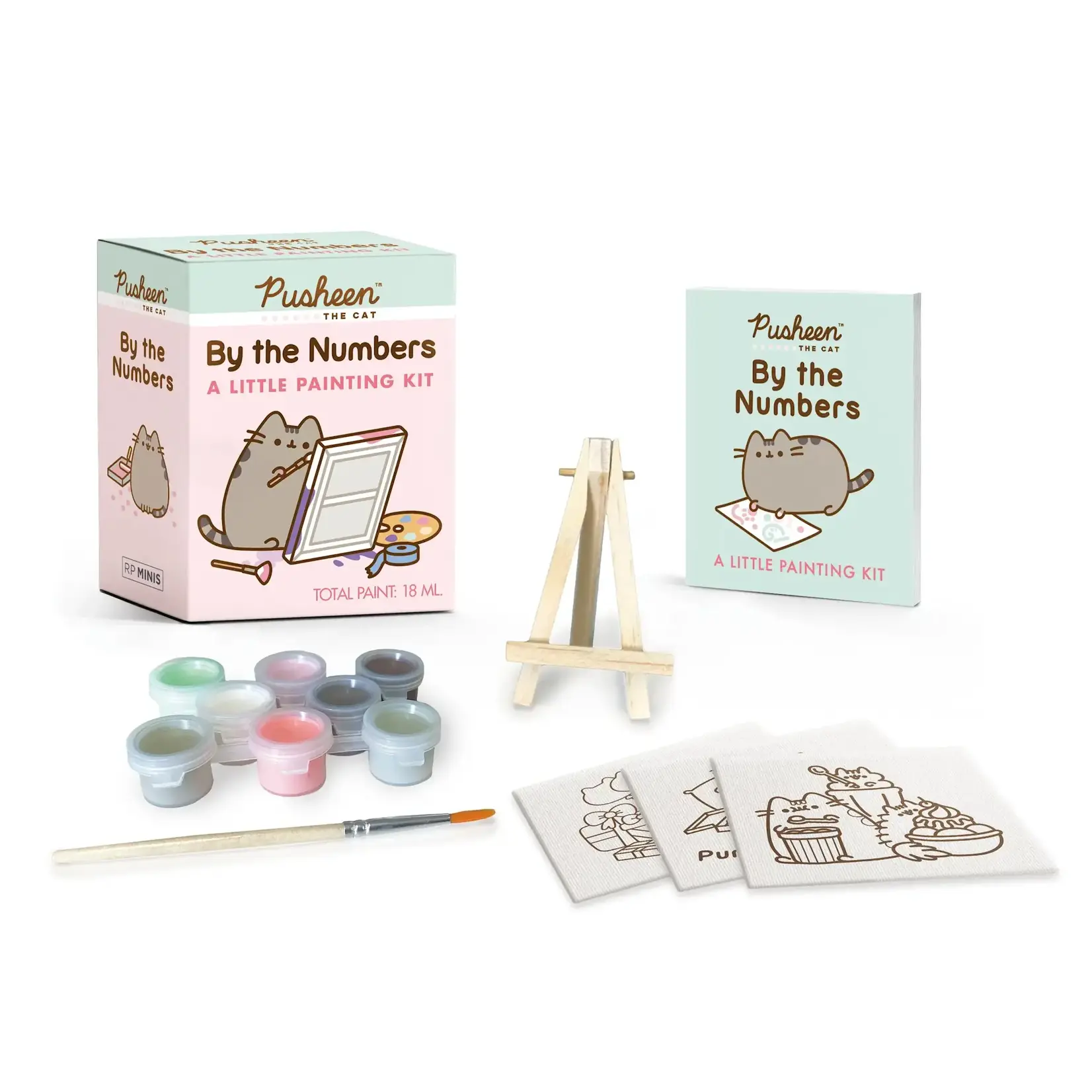 Pusheen by the Numbers: A Little Painting Kit
