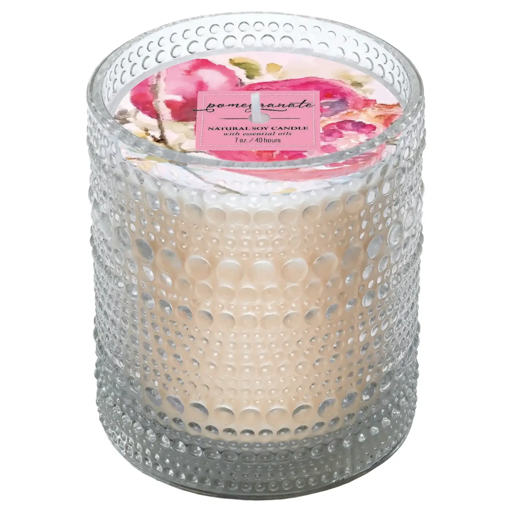 Pomegranate Soy Candle 7 oz. by Mangiacotti