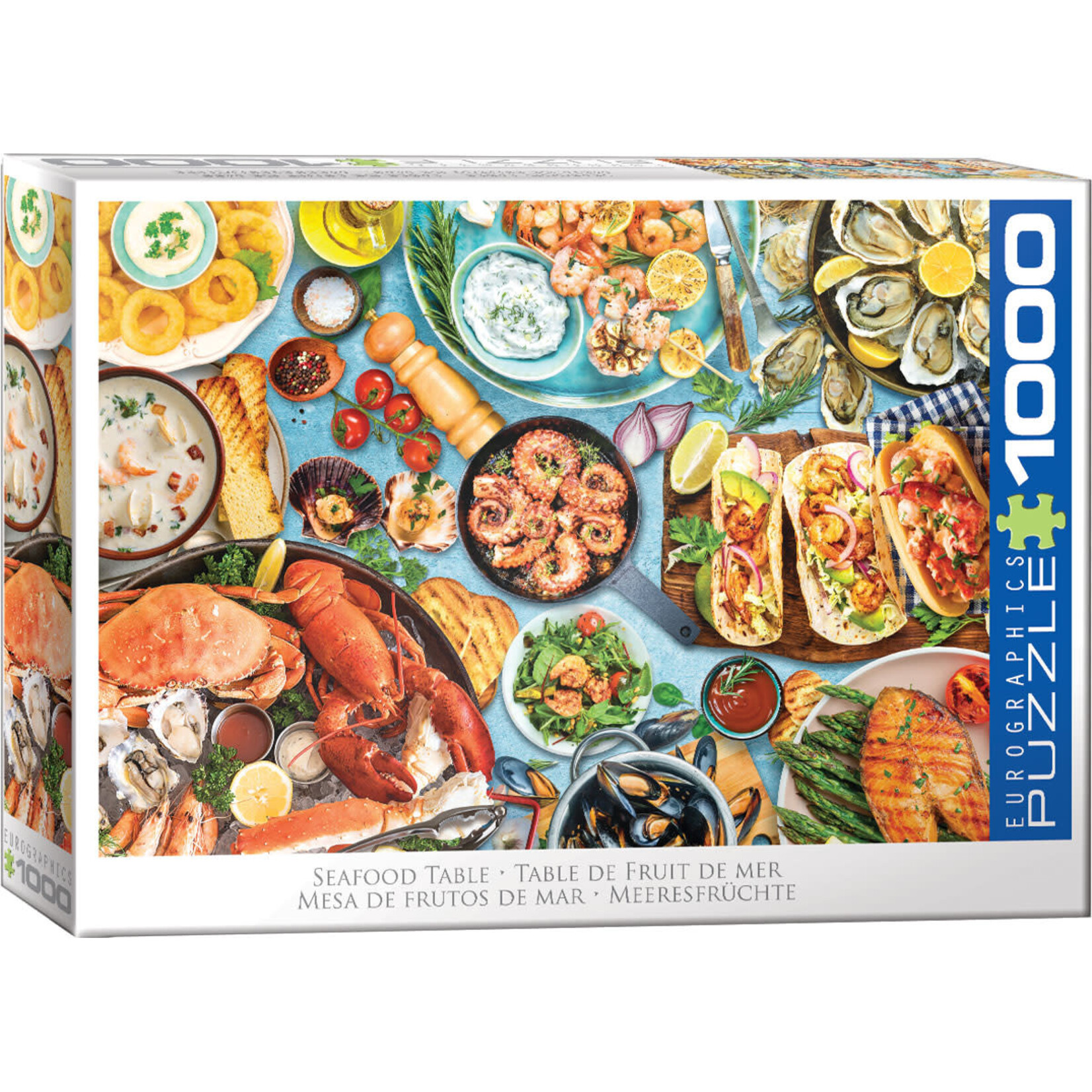 Flavors of the World - Seafood Table 1000 Piece Puzzle
