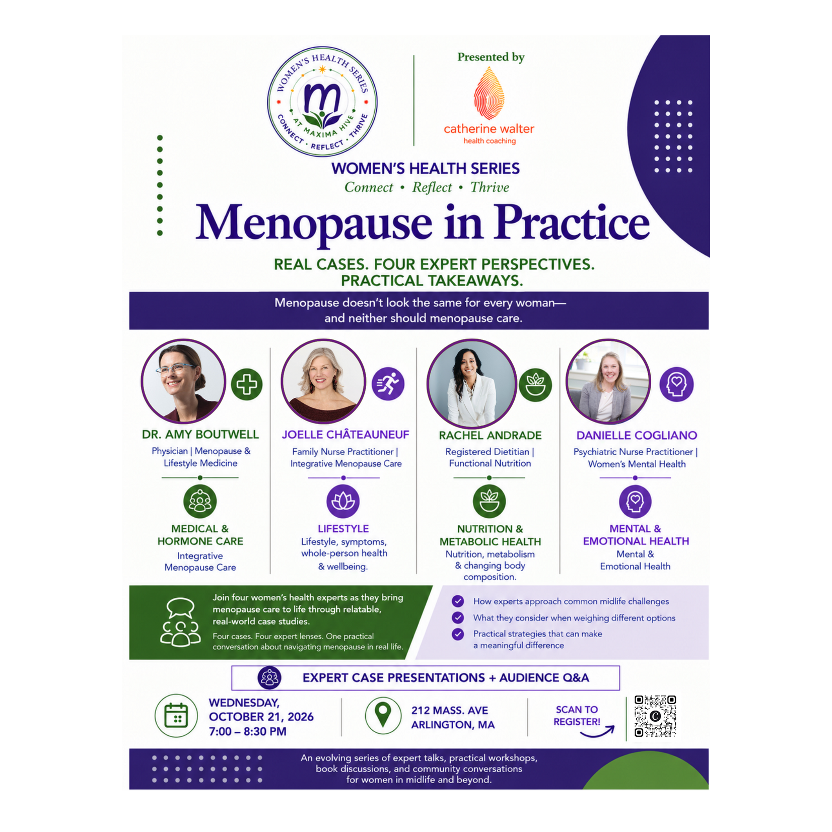 Wed. Oct. 21 Menopause in Practice