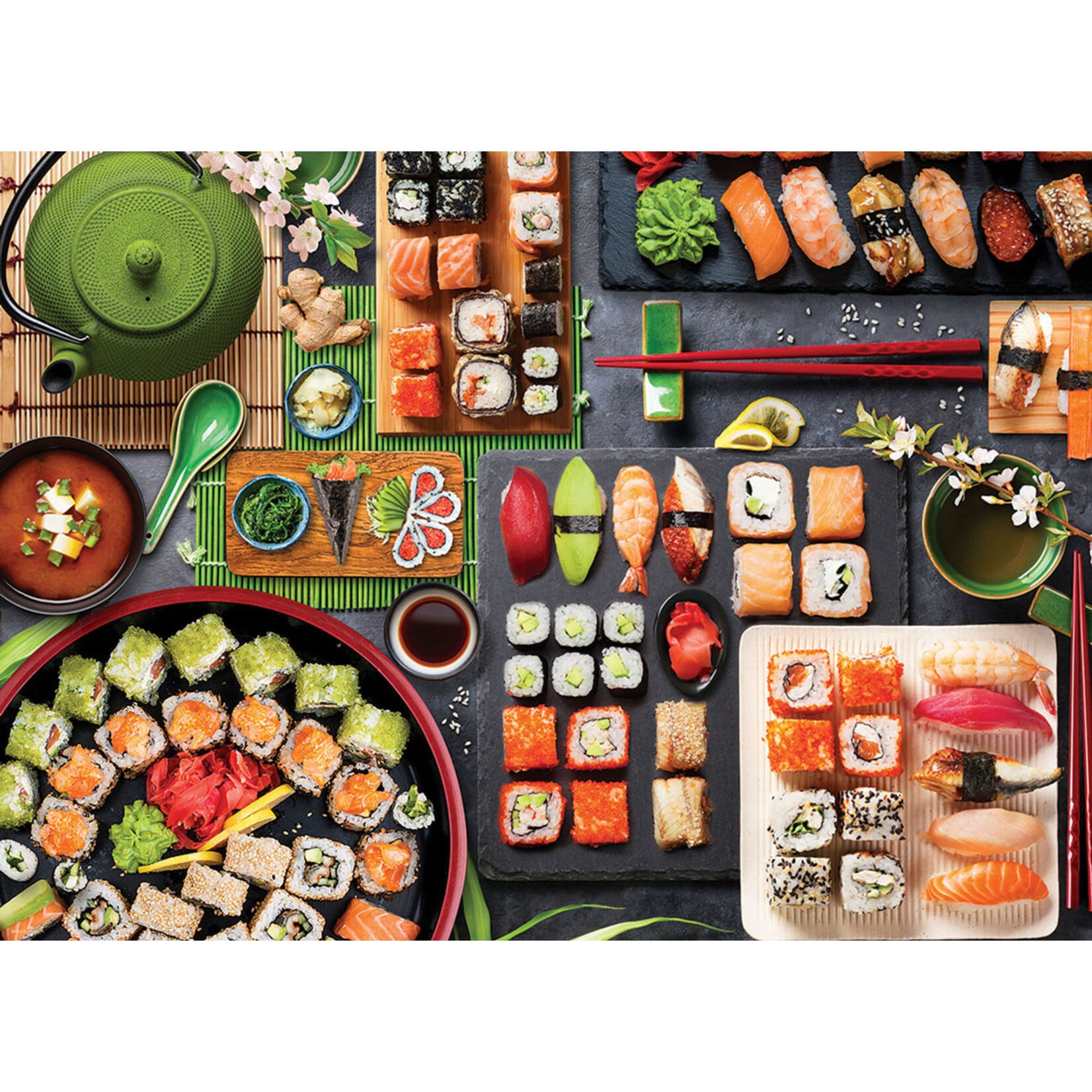 Flavors ofFlavors of the World - Sushi Table 1000 Piece Puzzle the World - Sushi Table 1000pc