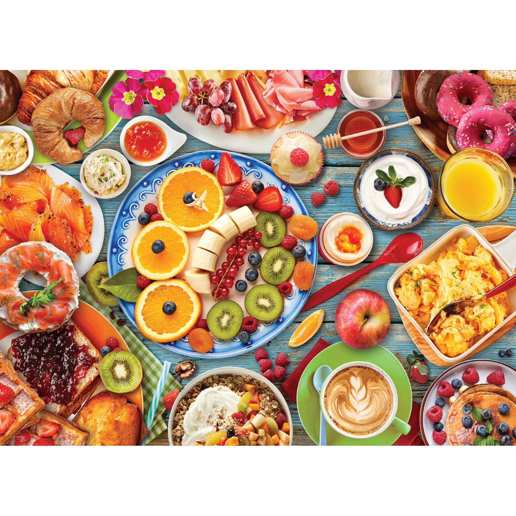 Flavors of the World - Breakfast Table 1000 Piece Puzzle