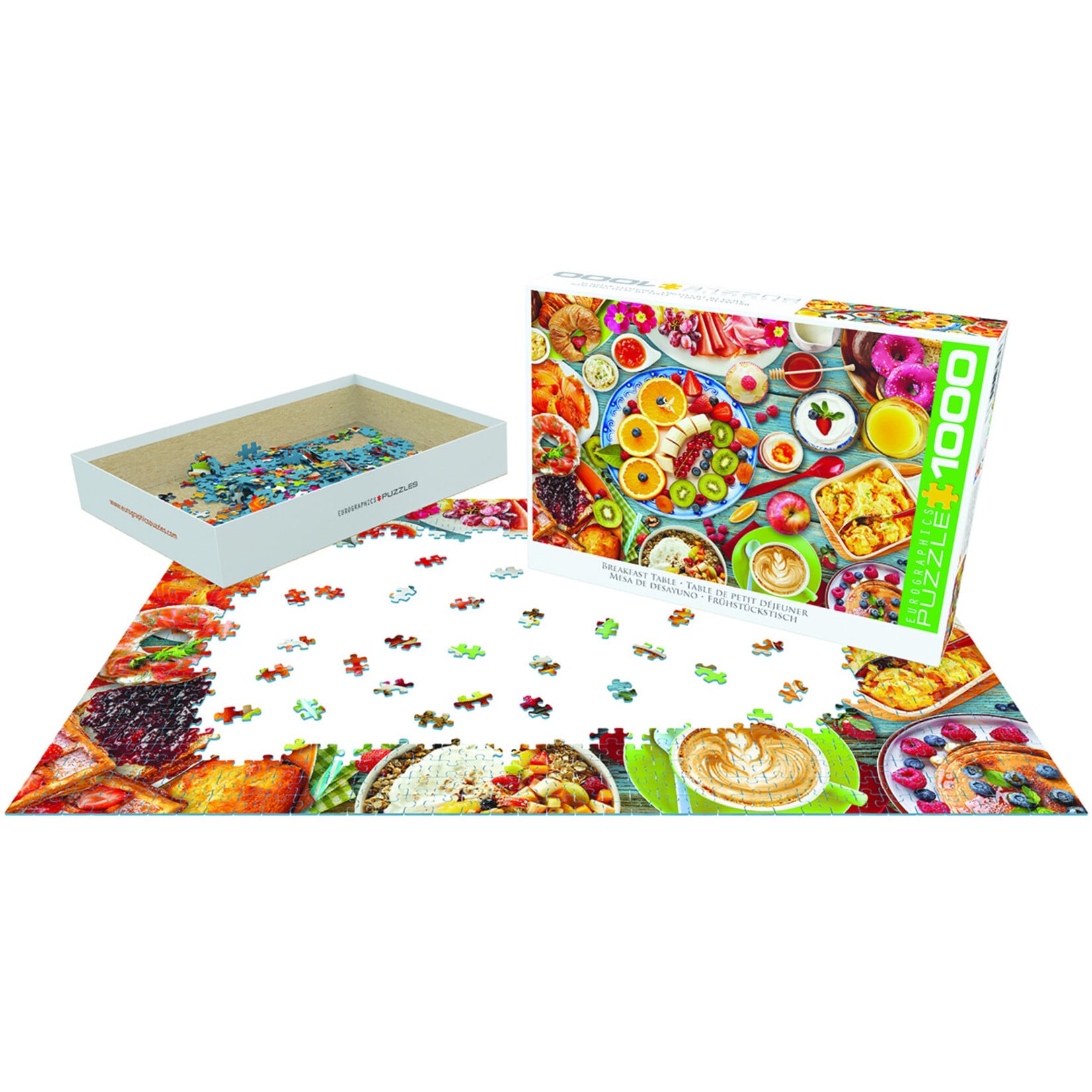 Flavors of the World - Breakfast Table 1000 Piece Puzzle