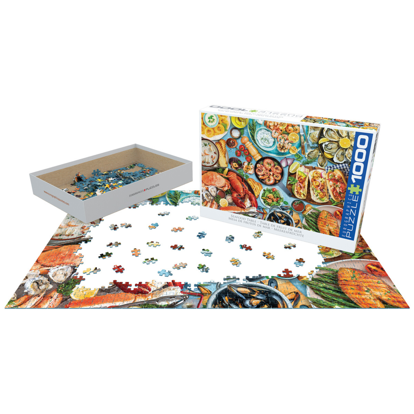 Flavors of the World - Seafood Table 1000 Piece Puzzle