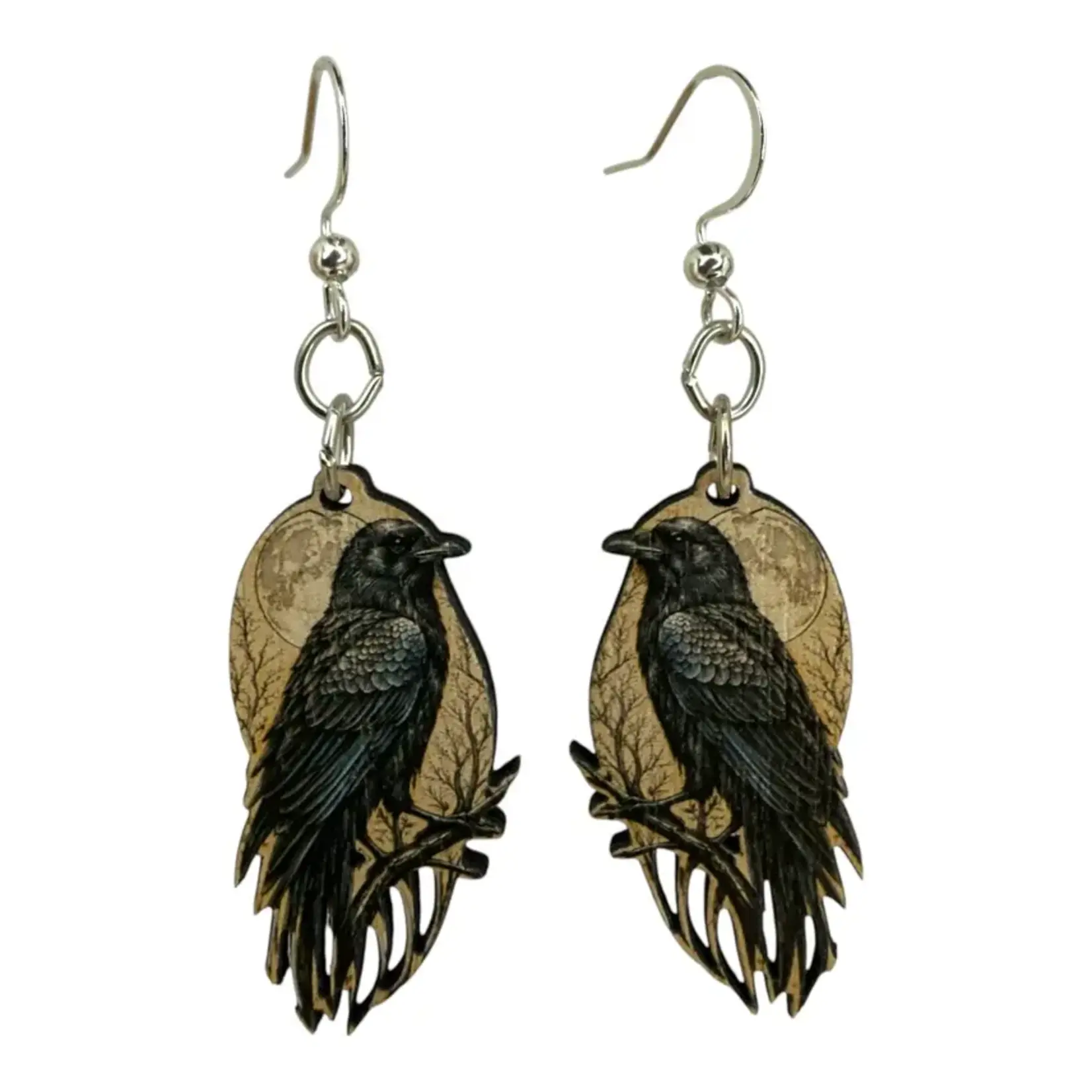 Raven Moon Earrings