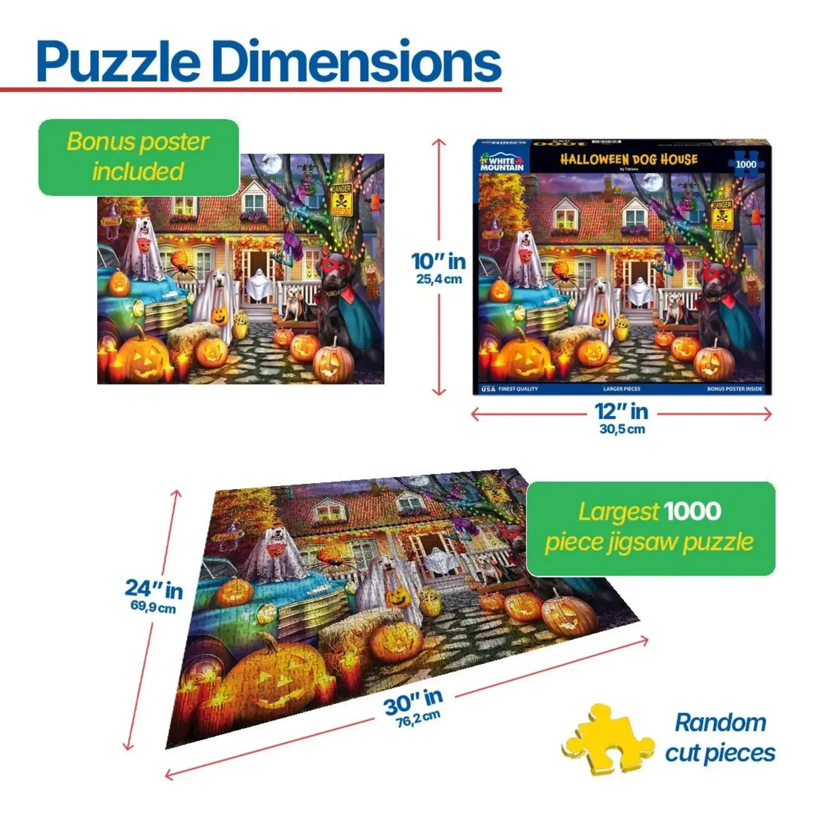 Halloween Dog House - 1000 Piece Jigsaw Puzzle