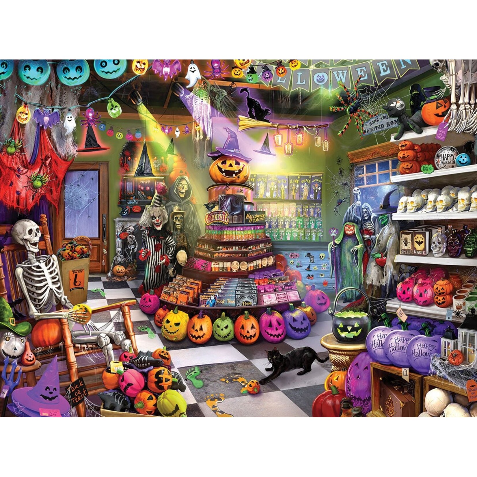 The Halloween Store - 500 Piece Jigsaw Puzzle