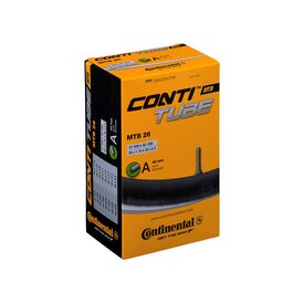 Continental Bicycle Inner Tube - 26" x 1.75" - 2.5" - Schrader Valve: 40mm - Continental
