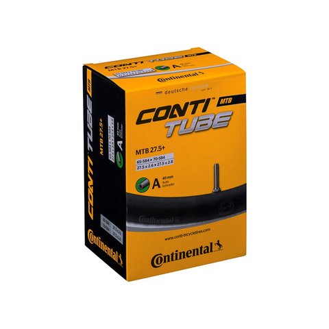 Bicycle Inner Tube - 27.5"+ x 2.5" - 2.75" - Schrader Valve: 40mm - Continental