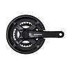 Shimano - FC-TY501-2 - Front Chainwheel - 2x7/8s - 170mm - 46-30T - w/o Chain Guard - Black (EFCTY5012C60XLB)