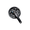 Shimano - FC-M311 - Front Chainwheel - 3x7/8s - 175mm - 48-38-28T - w/ Chain Guard - Black (EFCM311E888CL)
