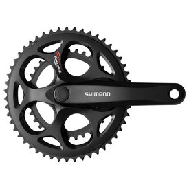 Shimano Shimano - Tourney - FC-A070 - Front Chainwheel - 2x7/8s - 170mm - 50/34T - w/o Chain Guard (EFCA070C04X)