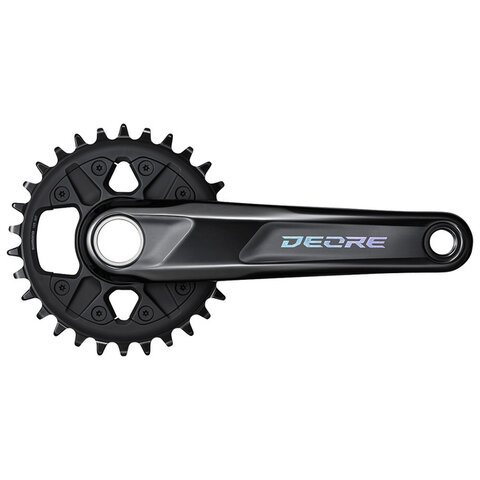 Shimano - Deore - FC-M6120-1 - Front Chainwheel - 1x12s - 30T - Crank: 170mm, 2 Piece - 55mm Chainline (EFCM61201CXA0)