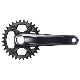 Shimano Shimano - Deore XT - FC-M8130-1 - Front Chainwheel - 1x12s - w/o Chainring - Crank: 170mm, 2 Piece - 56.5mm Chainline (IFCM81301CXXT)