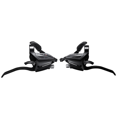 Shimano - ST-EF500-8R4A/2L4A - Shift/Brake Lever Set - 2x8s - Trigger - V-Brake - 4-Finger (ESTEF5004PV28A3)