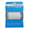 Shimano - Road Brake Cable Set - Housing: 1400mm & 800mm, Blue - Cables: 2050mm & 1000mm (Y80098015)