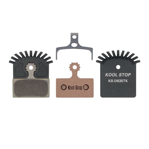 Kool-Stop - KS-D635TK - Disc Brake Pads - Sintered - Aero Pro Copper Plate - Shimano M9000/M8000