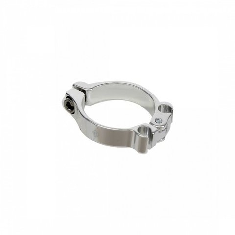 Origin 8 - Clamp On Cable Stop - 31.8mm - Double Cable Stop - Silver
