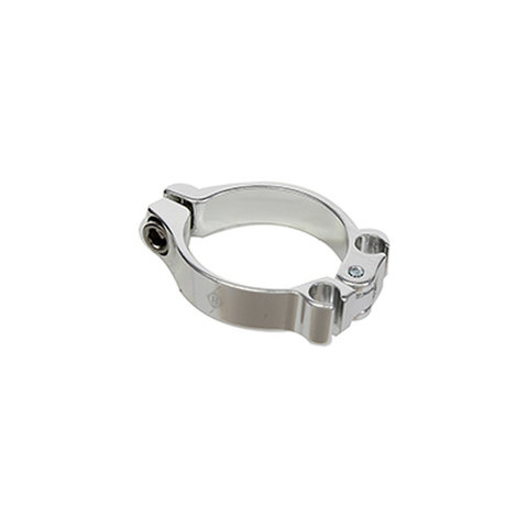 Origin 8 - Clamp On Cable Stop - 28.6mm - Double Cable Stop - Silver