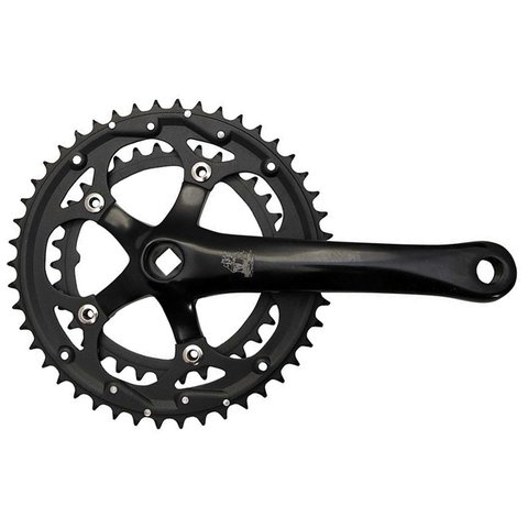 New Albion Cycles - XDD Crank Set - 2x10/11s - 34/50T - Crank: Square, 172.5mm - Black