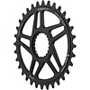 Wolf Tooth - Drop-Stop - Elliptical Chainring - 1x9/10/11/12s - 32T - Shimano Direct Mount - Boost 3mm Offset - Requires 12-Speed Hyperglide+ Chain - Black