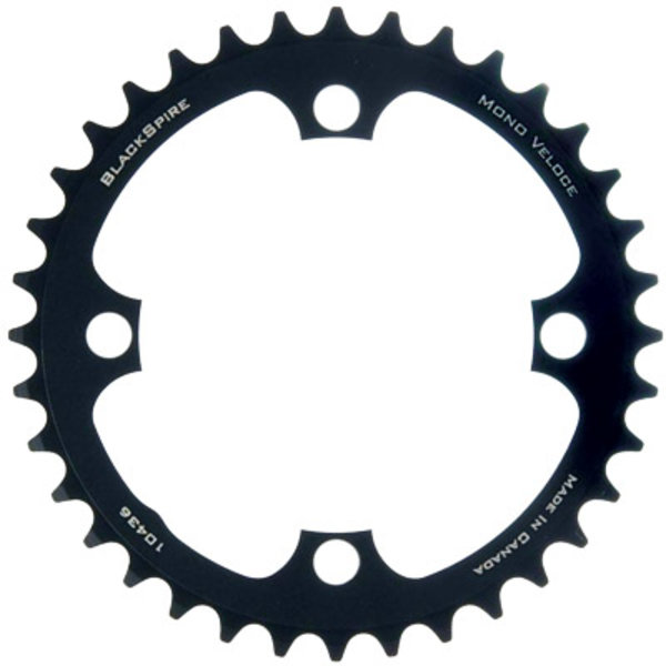 Blackspire BlackSpire- Mono Veloce MTB - Chainring - 1x9/10s - 34T - 104 BCD - Black