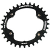 BlackSpire - Snaggletooth - Chainring - 1x9/10/11/12s - 32T - 96 BCD - Oval - Black