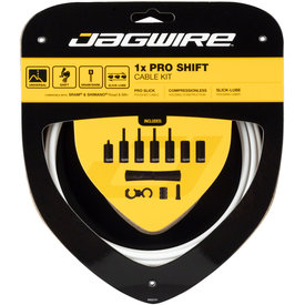 Jagwire Jagwire - 1x Pro Shift Cable Kit - Road/Mountain - SRAM/Shimano - White