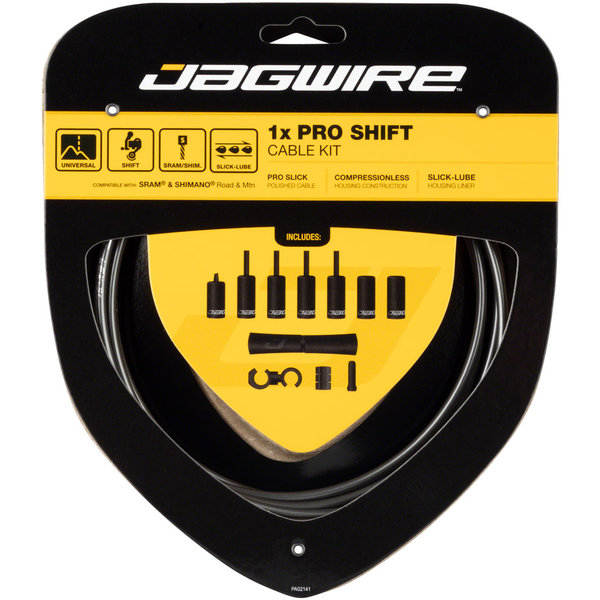 Jagwire Jagwire - 1x Pro Shift Cable Kit - Road/Mountain - SRAM/Shimano - Ice Gray