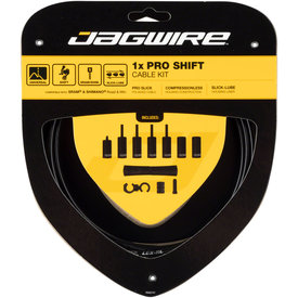 Jagwire Jagwire - 1x Pro Shift Cable Kit - Road/Mountain - SRAM/Shimano - Black