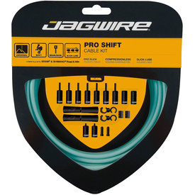 Jagwire Jagwire - 2x Pro Shift Cable Kit - Road/Mountain - SRAM/Shimano - Bianchi Celeste