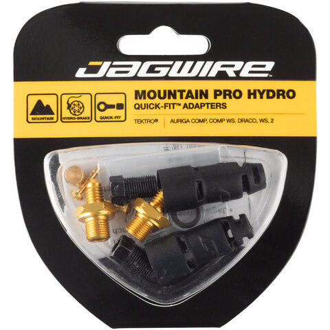 Jagwire - Pro Disc Brake Hydraulic Hose Quick-Fit Adapter - For Tektro Auriga Comp, Auriga Comp WS, Draco, Gemini