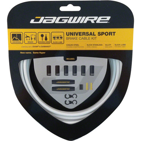 Jagwire - Universal Sport Brake Cable Kit - White