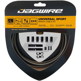 Jagwire Jagwire - Universal Sport Brake Cable Kit - Carbon Silver