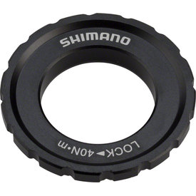 Shimano Shimano - XT - M8010 - Outer Serration Center-Lock Disc Rotor Lock Ring - For 12/15/20mm - Axle Hubs (Y2A598030)