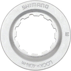 Shimano Shimano - SM-RT67 - Center-Lock Lock Ring - For 9/10/12mm Axle Hubs - Steel - Silver