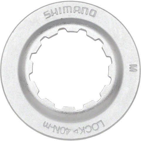 Shimano - SM-RT67 - Center-Lock Lock Ring - For 9/10/12mm Axle Hubs - Steel - Silver