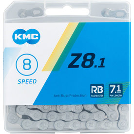 KMC KMC - Z8.1 RB Rustbuster - Chain - 8-Speed - 116 Links - Gray