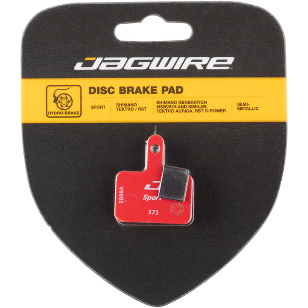 Jagwire Jagwire - Sport - Disc Brake Pads - Semi-Metallic - For Shimano Acera M3050, Alivio M4050, and Deore M515/M515-LA/M525/T615